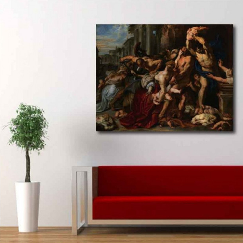 Πίνακας σε καμβά Peter Paul Rubens - Massacre of the Innocents